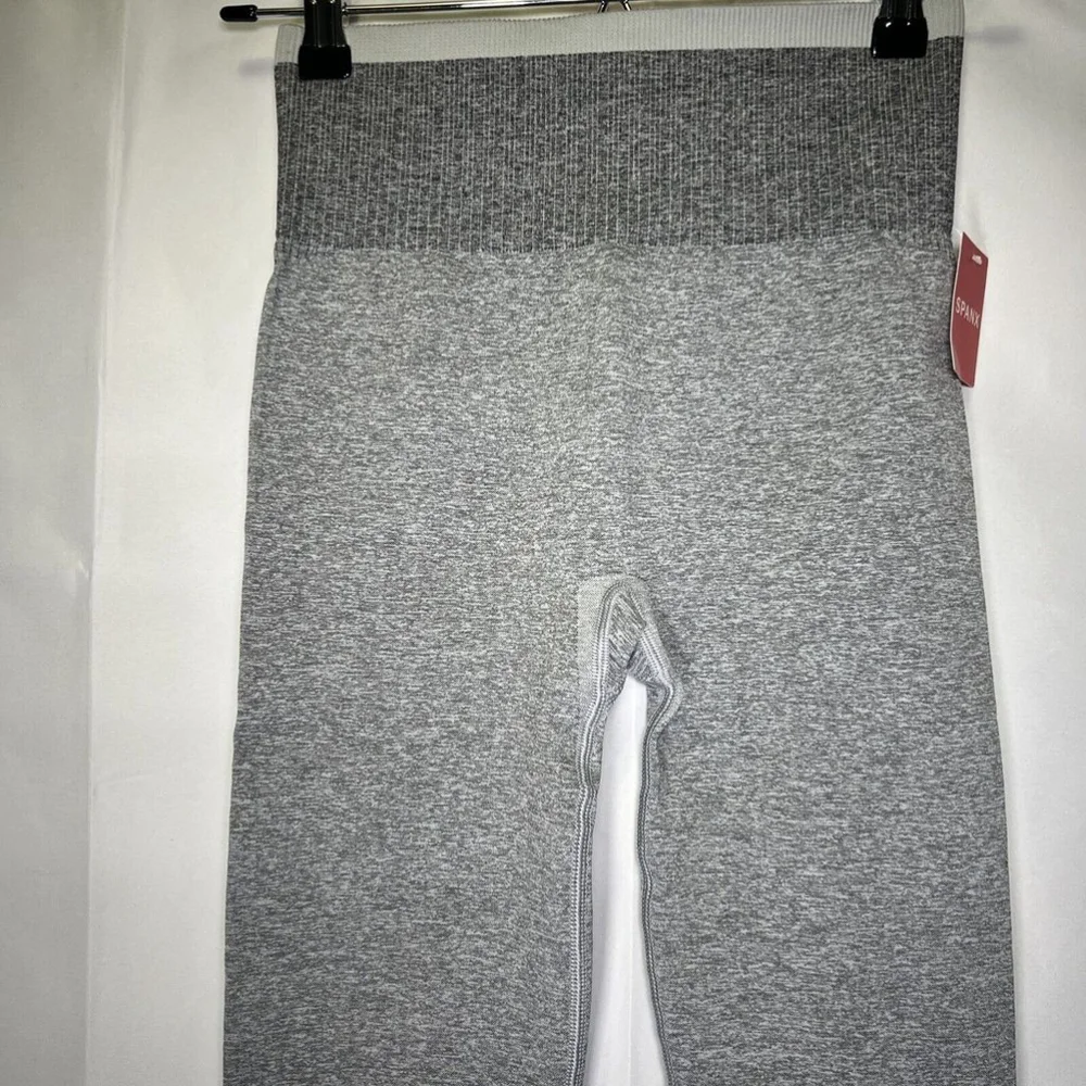 Spanx Seamless Sculpt Legging Spacedye Cloudy Grey Size Small